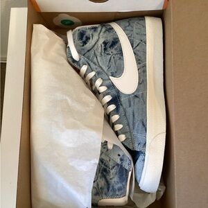 Nike Denim Blue Mid 77 Blazers